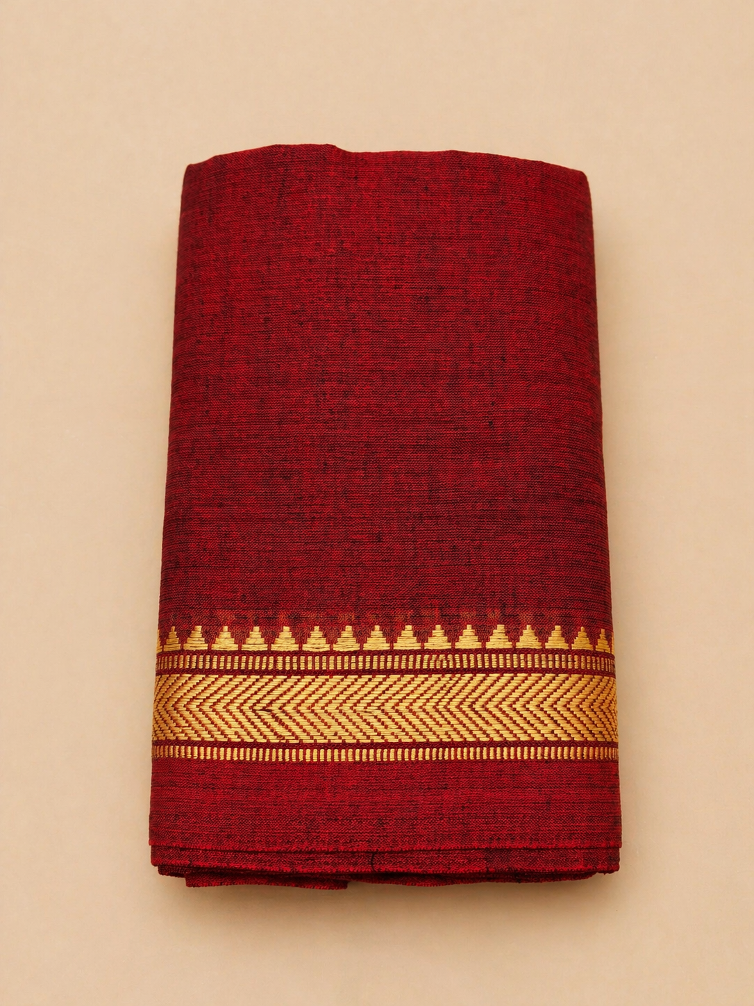Khaadi cotton -maroon