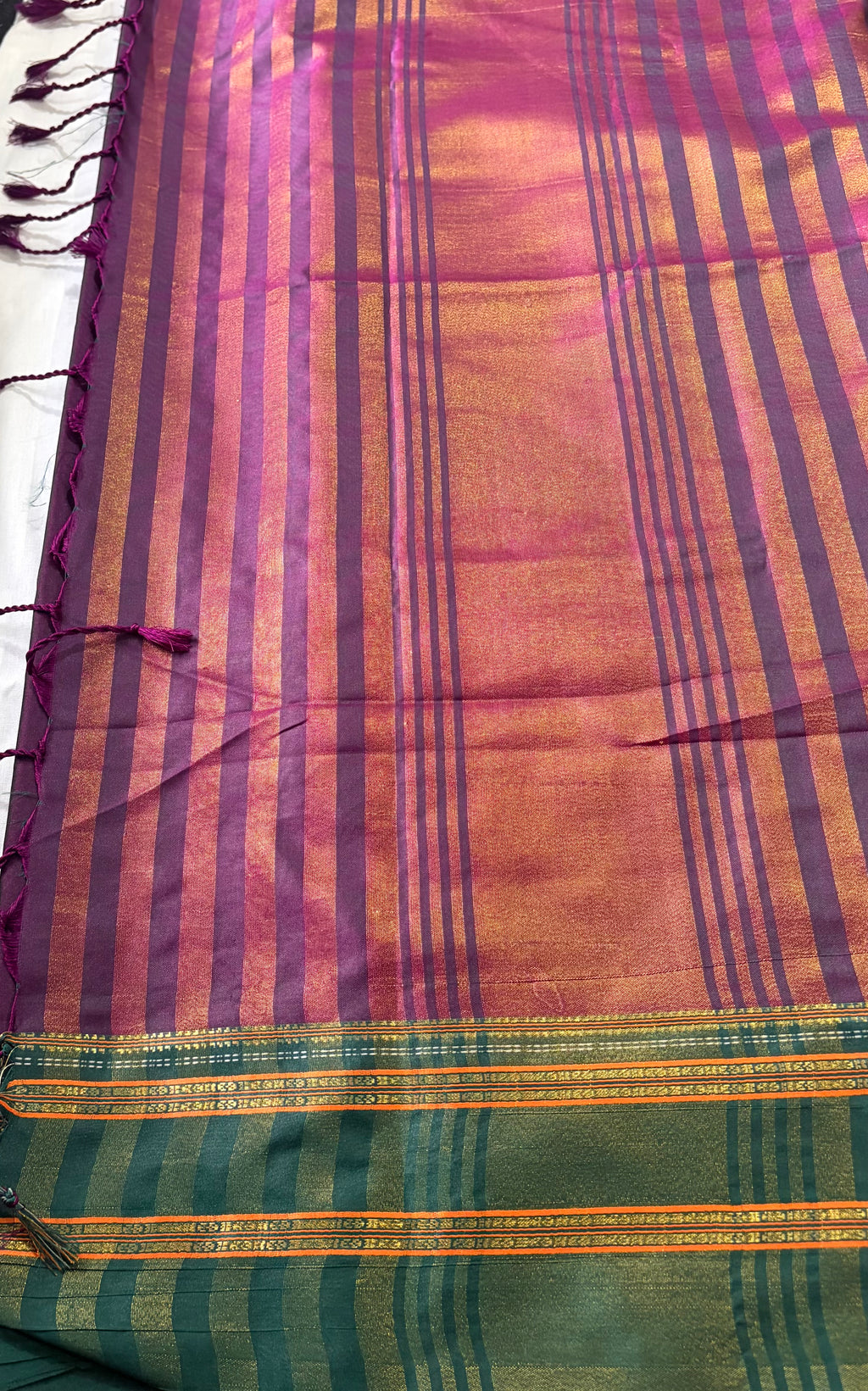 Vintage semi soft silk ✨with blouse
