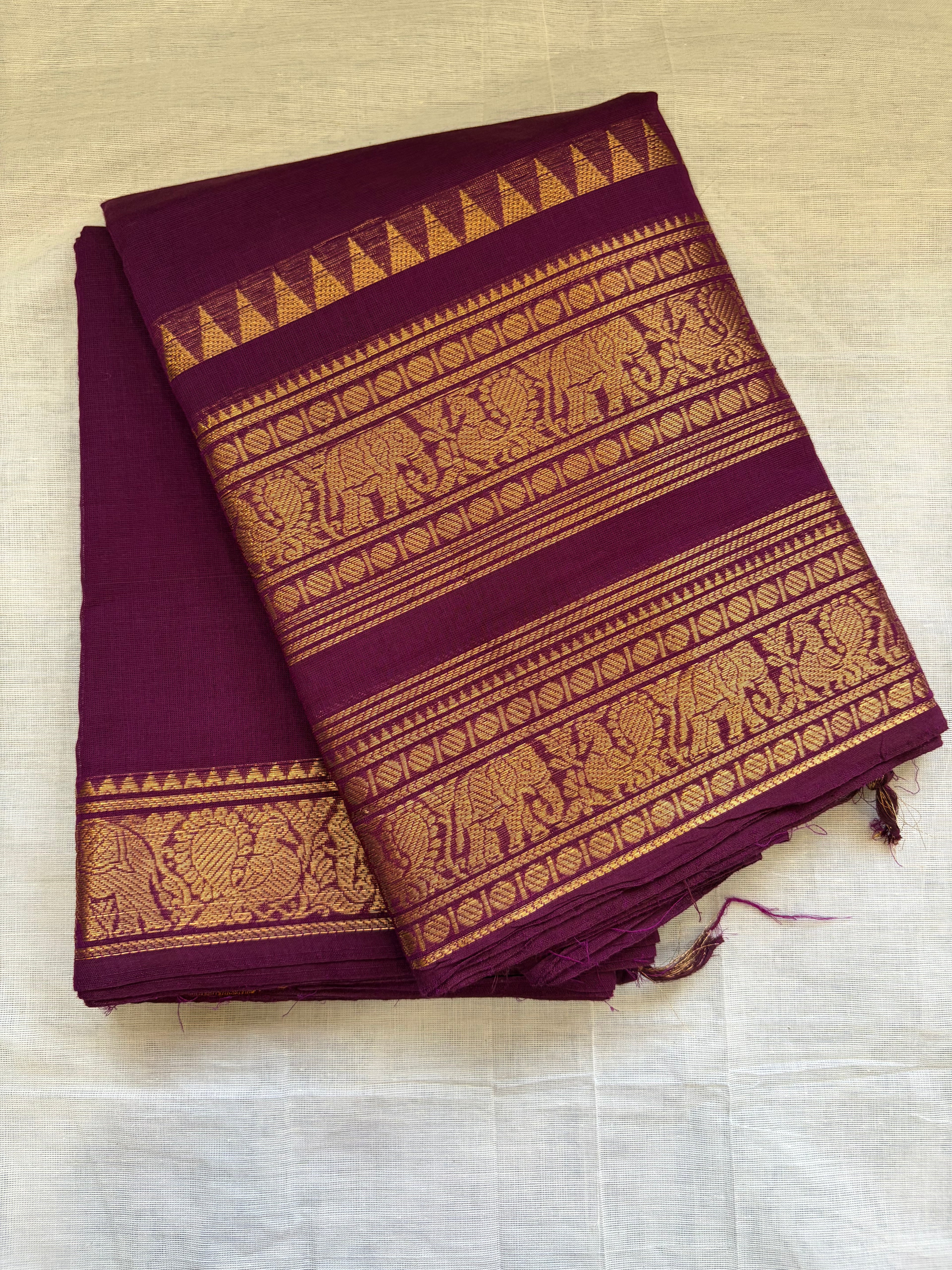 Kanchi cotton -burgundy 🌺