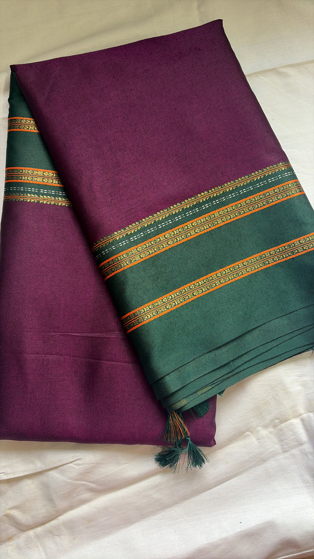 Vintage semi soft silk ✨with blouse