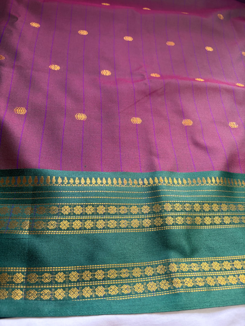 Vintage Semi soft silk with blouse