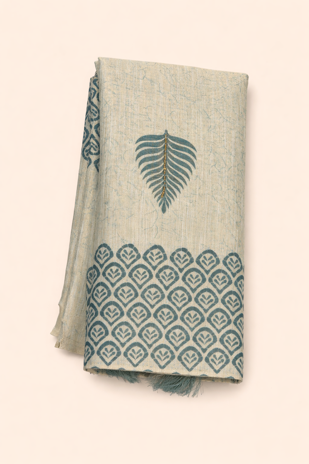 Soft handworked tissue cotton-pastel teal 🦋