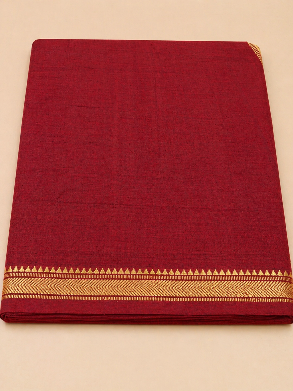Khaadi cotton -maroon