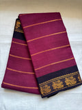 SUNGUDI VELDHARI with contrast blouse and pallu